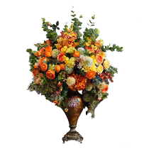 High-end artificial flowers European and American decorations living room table flowers hotel home decoration floral decorations