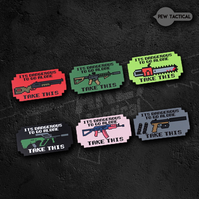 AK27 Pixel Weapons Series Tactical Car Stickers Refrigerator Traveller Notebook Military Outdoor Stickers
