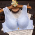 bras vest kiểu tụ tập để điều chỉnh mỏng sexy sinh viên ren đồ lót nữ thép miễn vòng áo ngực cô gái Hàn Quốc phiên bản. 