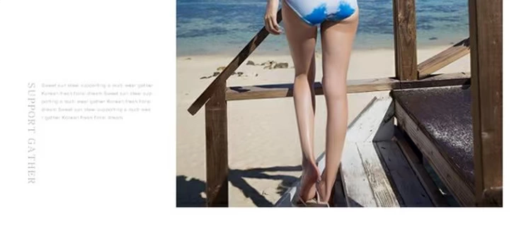 CORTUBO bikini ba mảnh nữ ngực nhỏ thu thập áo thép gợi cảm mỏng manh bảo thủ mùa xuân nóng bỏng phụ nữ - Bikinis
