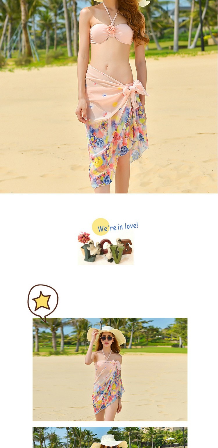CORTUBO áo tắm mới của phụ nữ bikini bikini ba mảnh kích thước tụ tập BIKINI tấm màn du lịch mùa xuân nóng bỏng bãi biển - Bikinis ao boi nu