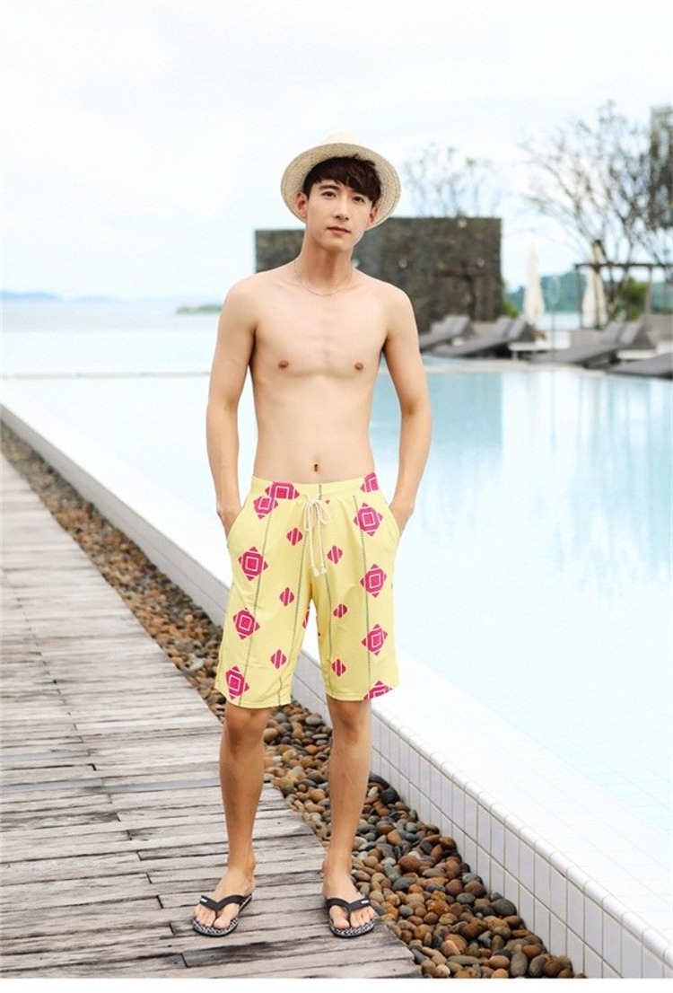 Cặp đôi mới CORTUBO mẫu đồ bơi thời trang khí chất bảo thủ quần ba mảnh đi biển suối nước nóng cặp đôi đồ bơi - Vài đồ bơi đồ đi biển cho cặp đôi