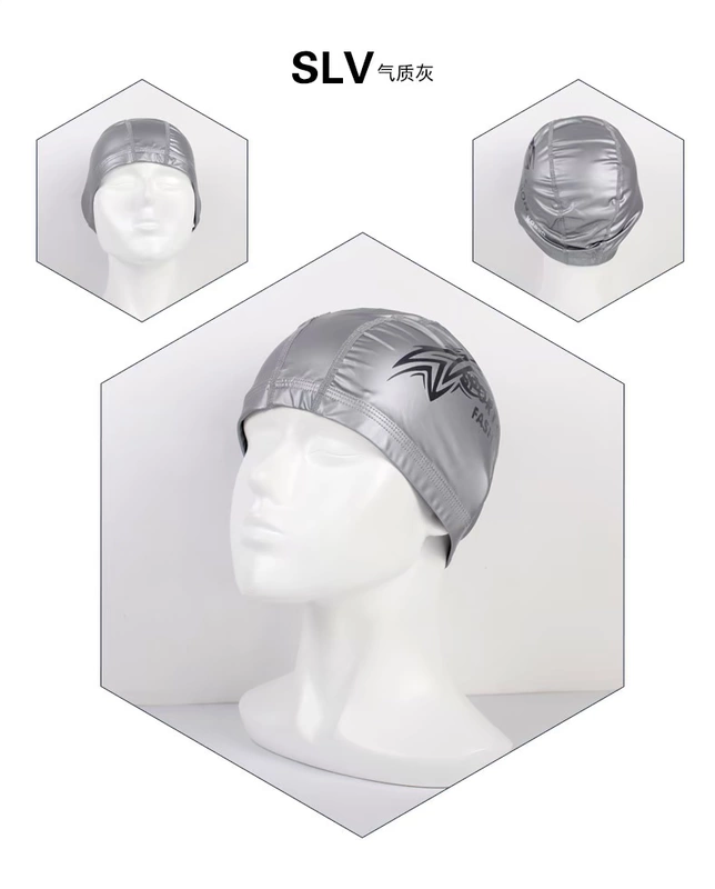 CORTUBO tủ quần áo bơi nhẹ thương hiệu sang trọng unisex bơi mũ kdl cao su mũ bơi không thấm nước màu đen truy cập - Mũ bơi 	nón bơi phoenix	