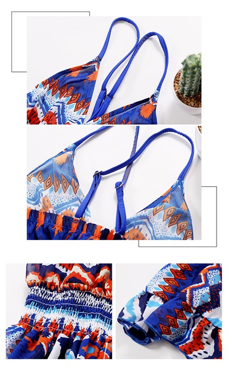 CORTUBO bikini áo tắm cặp đôi mới bơi nữ bikini bikini áo tắm dài váy ba mảnh quần áo phụ nữ - Vài đồ bơi 	đồ đôi đi biển cho mẹ và bé trai
