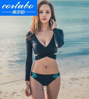 Bộ ba mảnh áo tắm mùa xuân nóng bỏng của CORTUBO Bộ bikini gợi cảm khoe bụng thon gọn áo tắm Hàn Quốc - Bikinis áo tắm kín đáo