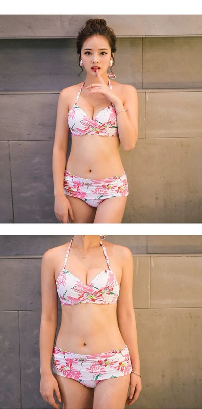 CORTUBO hàng xa xỉ ánh sáng trắng phù hợp với cặp đôi nữ bơi lội quần bơi khoe bikini lớn áo tắm áo tắm mùa xuân nóng - Vài đồ bơi