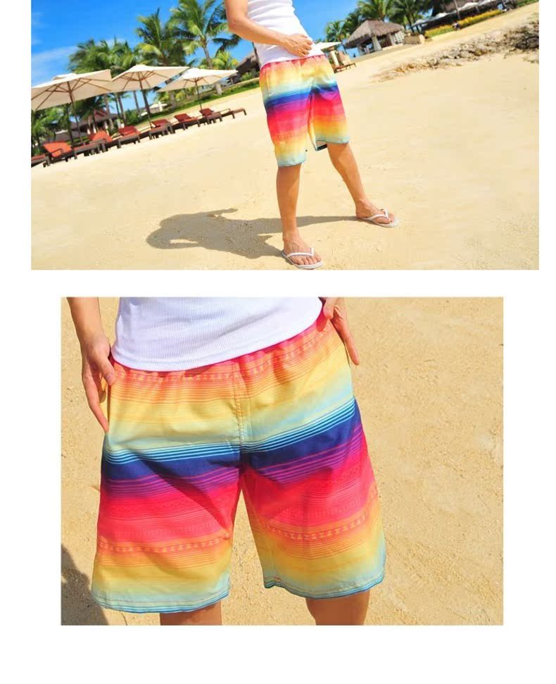 CORTUBO Đồ bơi Cặp đôi Đồ bơi Tủ quần short Set Quần đi biển Bộ đôi - Vài đồ bơi 	set đồ đi biển đôi	