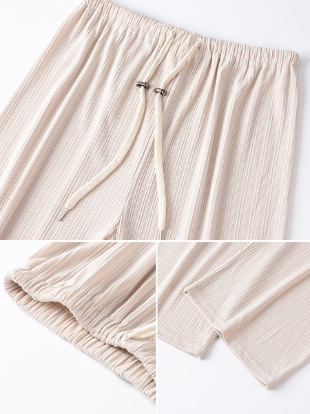 Pregnant Women's Pants Loose Pants Summer Thin Outwear Ice Silk Casual Pants Straight-Leg Pants Loose Anti-Mosquito Leggings Summer Wear — 4