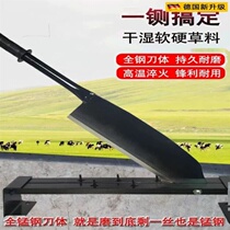 German quality guillotine cutter small manual knife corn orange stalk old-fashioned forged manganese steel guillotine