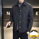 Men's shirt-style down jacket, lightweight, winter 2025 new trendy brand, handsome lapel white duck down warm jacket