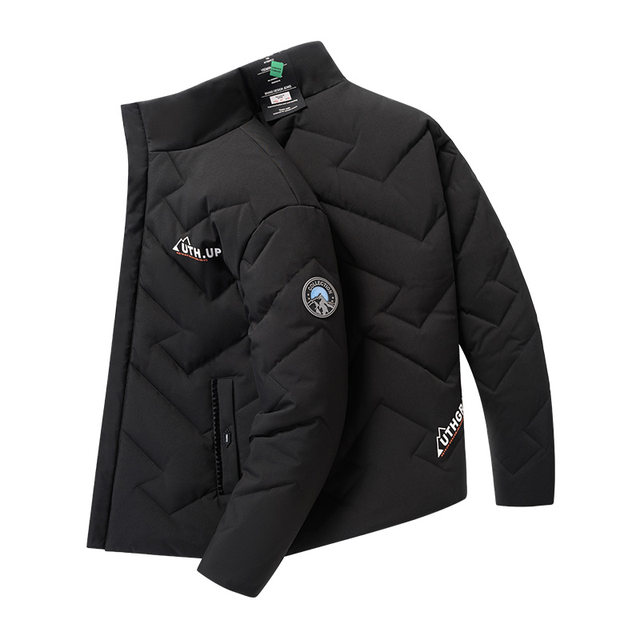 Winter thickened warm cotton coats for men and teenagers, trendy and handsome down cotton coats, high school and junior high school student cotton jackets