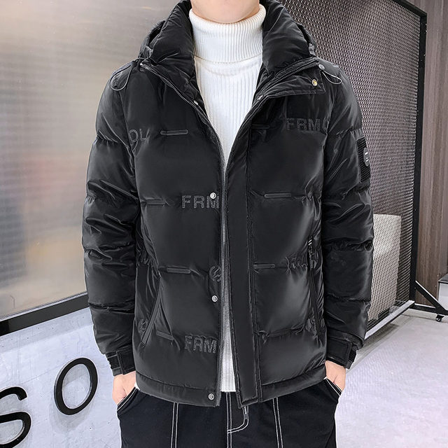 Down jacket men's winter trendy brand 2025 new hooded thickened work clothes handsome warm and cold-proof clothing versatile jacket