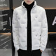Winter Short down Jacket for Men, Stand Collar, Fashionable, Versatile, Warm, Casual Coat, Youth Trendy Top, Korean Style Men's Clothing