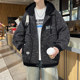 Teenagers' Detachable Hooded Jacket Men's Spring Fashion Trendy Loose Casual Outerwear Student American-Style Stylish Top