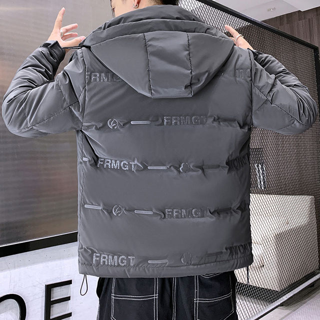 Down jacket men's winter trendy brand 2025 new hooded thickened work clothes handsome warm and cold-proof clothing versatile jacket