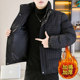 Men's Thick Cotton-Padded Jacket with Stand Collar for Winter, Warm Cotton Coat with a High-End Feel, Trendy Casual Outerwear, Stylish Top