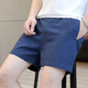 Men's Summer Shorts, Three-Quarter Length, Pure Cotton, Trendy Sports Shorts, Large Shorts, Four-Quarter Length, Casual, Stylish Beach Shorts
