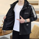Spring and Autumn Jacket for Men, Trendy Brand, Versatile, High-End Hooded Windbreaker, Summer 2026 New Casual Top