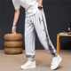 New Chinese Style Men's Pants Summer Loose Large Size Men's Pants Wide-Leg Jogger Sweatpants Sports Casual Long Pants Men
