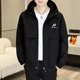 Spring and Autumn Hooded Jacket for Men 2026 New Style Trendy Loose-Fitting Youth Jacket Casual Short Windbreaker