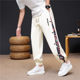 New Chinese Style Men's Pants Summer Loose Large Size Men's Pants Wide-Leg Jogger Sweatpants Sports Casual Long Pants Men