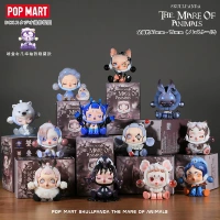 Подлинный Popmart Bubble Mate Food Dream Dream Animals Series Skullpanda Blind Box Tide Играя рука, играющая подарки