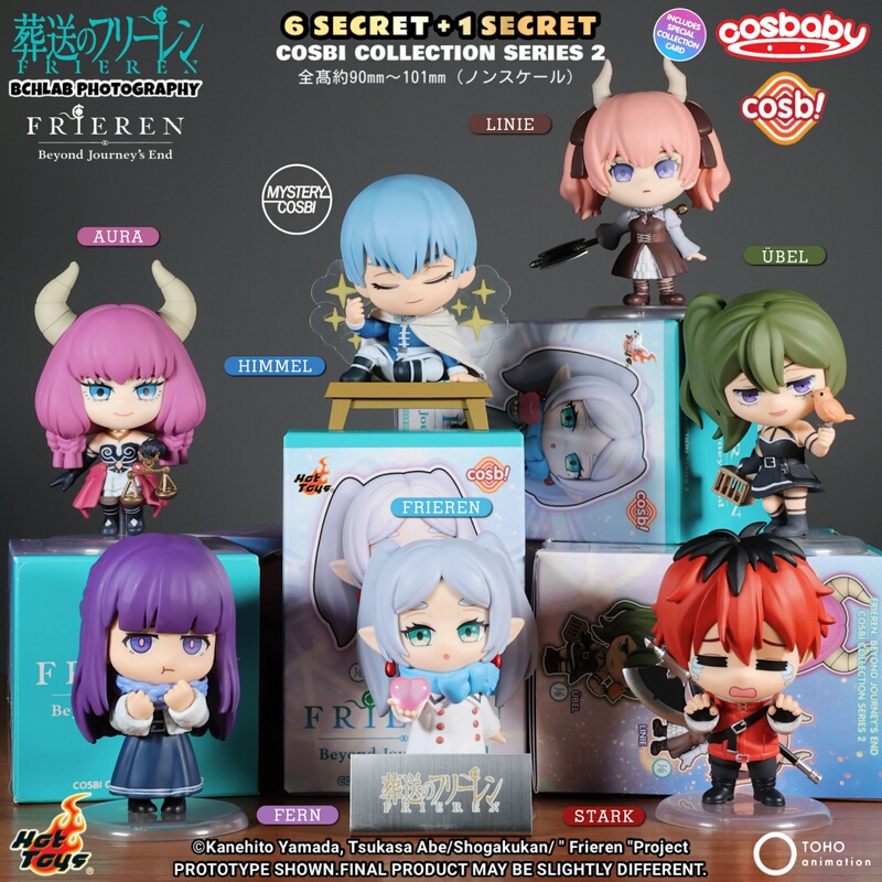 Hot Toys Frieren: Beyond Journey's End Blind Box Series 2 Cosbi Frieren Himmel Figure Ornament Gift