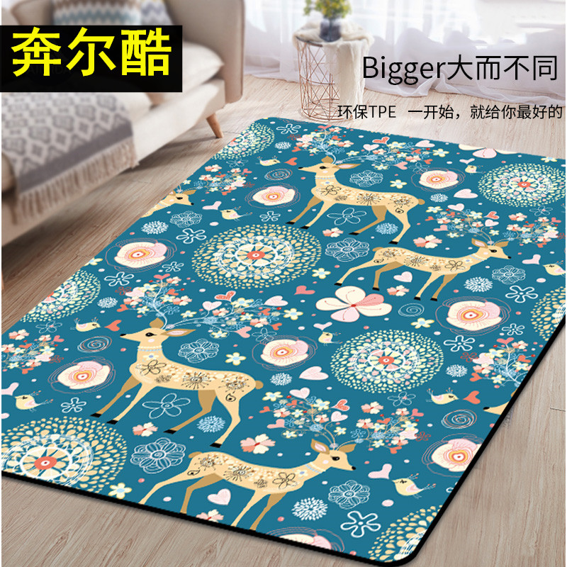 Double Yoga Mat Thickened Widening Lengthening Sports Fitness Professional Anti-Slip Children Dance Practice Home Mat