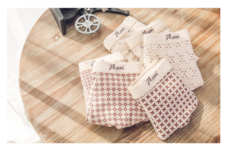 3 quả dưa hàng đầu đàn ông boxer tam giác đồ lót đầu giữa eo bông màu bông hàng đầu 190 XL quan lot nu danh cho tuoi 12