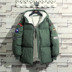 Quần áo cotton mùa đông Quần áo cotton nam 2019 mới nhíp cotton dày áo khoác bánh mì mùa đông Hàn Quốc xu hướng đẹp trai - Bông áo choàng nam Bông