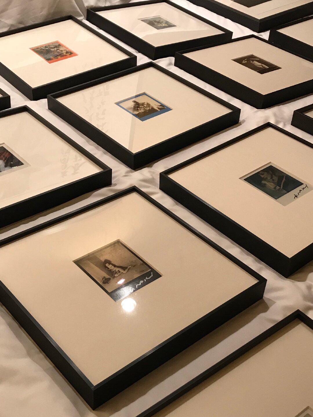 Polaroid Sx70 600 Photo frame for Japanese imported aluminum alloy frame silver salt cooperative