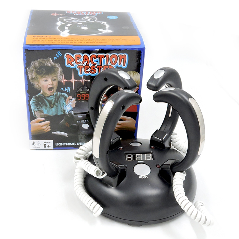 Micro electric shock lie detector lightning reaction game party whole person 4 people bar KTV drinking entertainment props