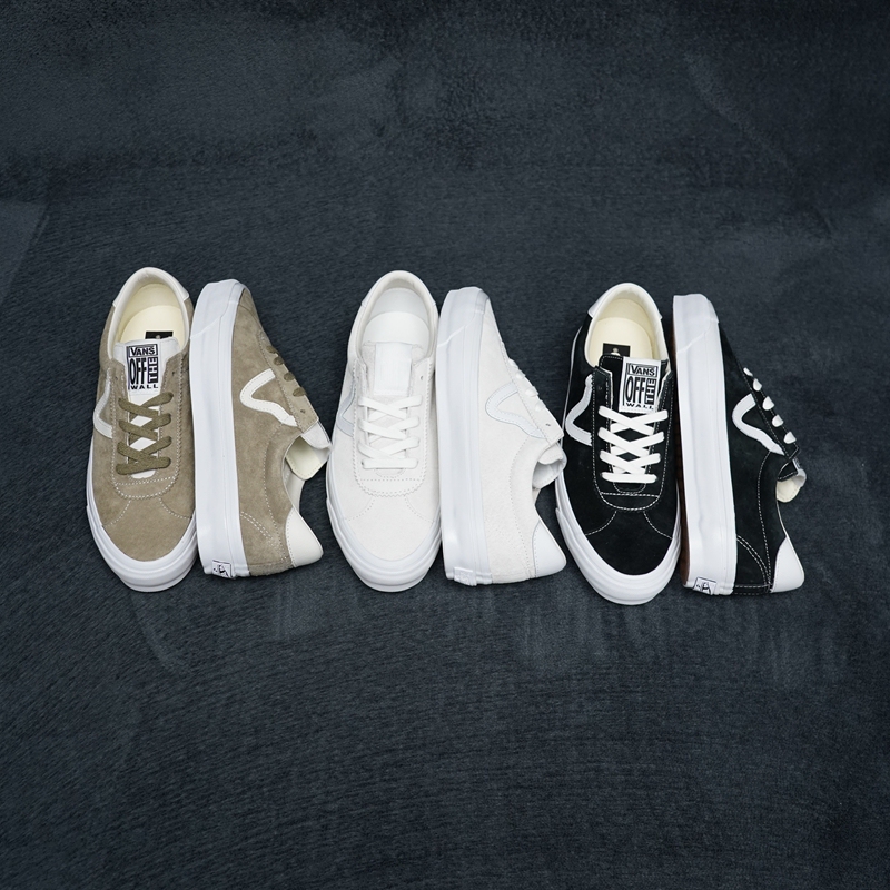 Vans Premium Sport 73 White Sneakers Suede Sneakers Vans Classic Men's Shoes Black Casual Shoes Spring and Summer