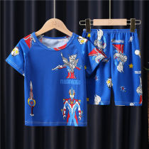 Ottman Pyjamas Childrens Summer Boy Thin suit Home Costume Cartoon CUHK Boys Baby Air-conditioned Room Girl