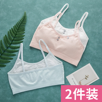 Teenage Girl Underwear Little Vest Hair Birth Junior High School Student High School Student 9-12-15 Year Old Girl Girl Bra