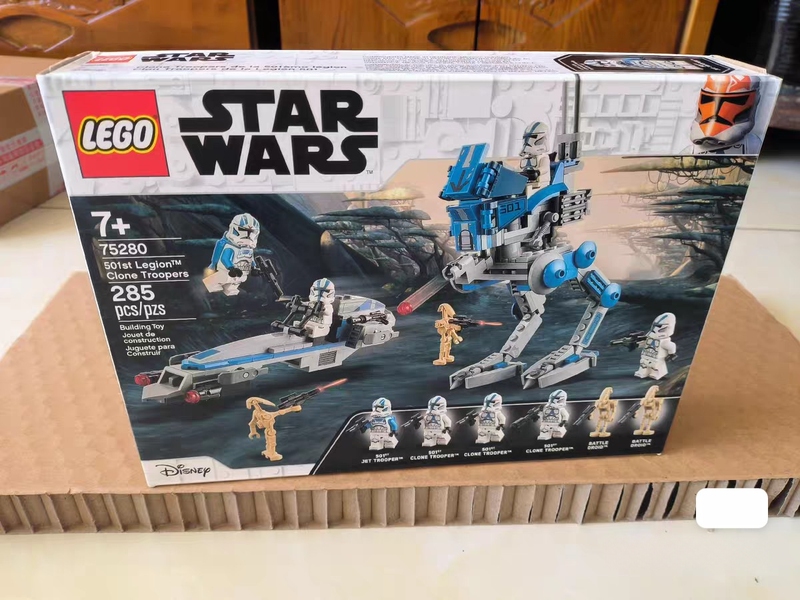 Lego Star Wars Series 75280 501St Legion Clone Troopers Children's Building Block Toys Lego Star Wars Series 75280 501St Legion Clone Troopers Children's Building Block Toys