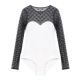 SHIYE siêu mỏng gợi cảm jumpsuit khai trương của phụ nữ dài tay đồ lót cơ thể corset rỗng quần cám dỗ áo body co giãn 4 chiều