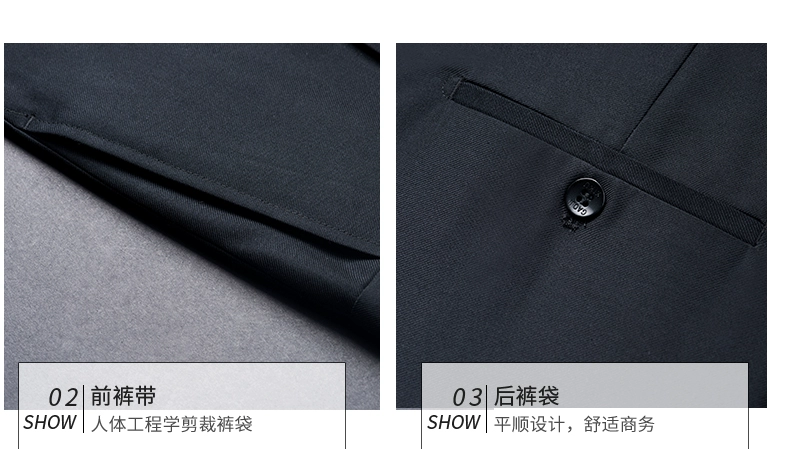 Shuo Sheng Loose Men Dress Men Quần đen và trẻ trung tuổi Quần mỏng Daddy Thoải mái phù hợp với quần Suit đồ tây
