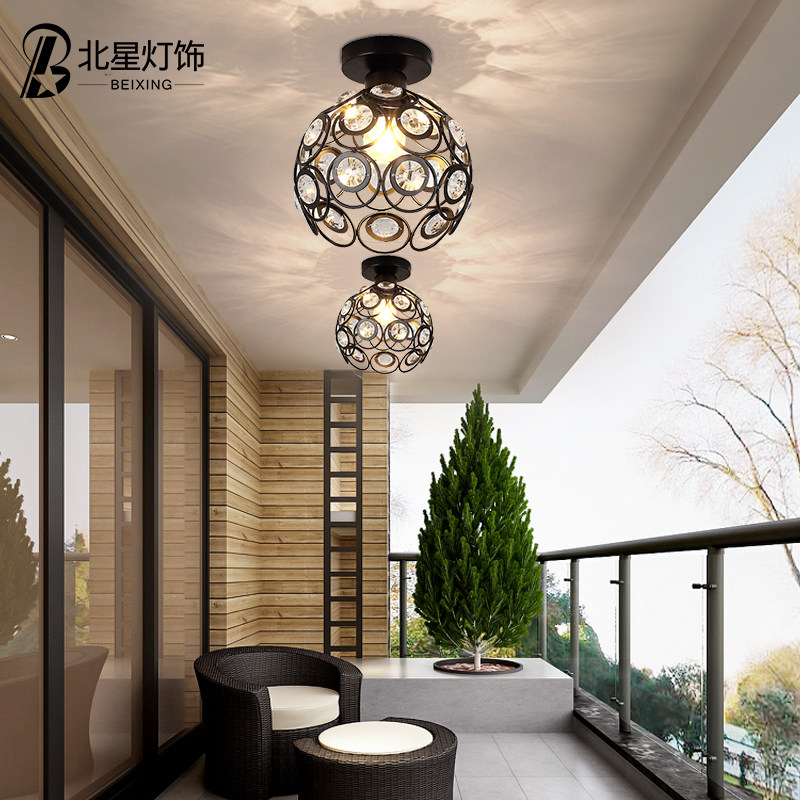American lamps and lanterns, entrance lamps, entrance lamps, corridor lamps, simple home aisle lamps, study lamps, balcony crystal ceiling lamps