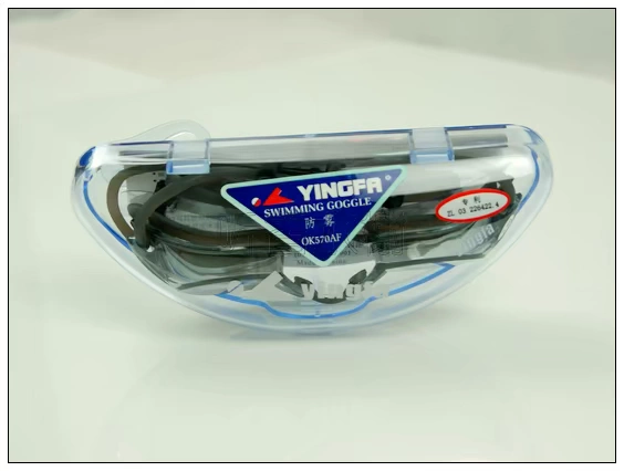 Kính râm hộp nhỏ chính hãng Yingfa kính bơi cận thị trẻ em người lớn HD chống sương mù chống nước OK570
