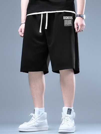 Men's Summer Shorts, Plus Size, Trendy Brand, Extra Large, American Style, Versatile Casual Sports Shorts