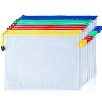 A4 A5 A6 Mesh document bag Zipper bag Edge bag Paper information bag Waterproof bag 10 bags 