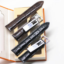 Upgraded 1902 cowhide strap Soft oil leather Bright earth pattern Bamboo pattern Watch strap single package