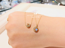 Japan direct delivery festaria 10k Moon Legend Glitter labrador diamond necklace