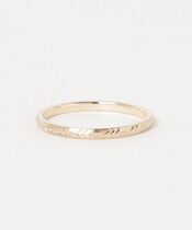 Japanese direct mail agete 10K Joker simple carved pattern ring