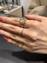 Japan Direct Mail Nojess 10k hollow diamond wild ring