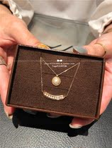Japan direct mail agete 20 Spring 10K fresh water pearl a row of smiling necklace choker