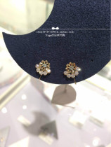 Japan direct mail take up 17 Spring 10k gold kaleidoscope series flower ear clip