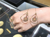  Japan direct delivery agete 18 autumn 10k English garden color earrings with earrings