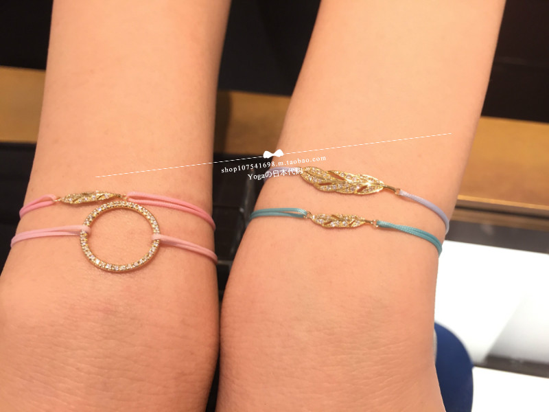 Japan Direct to AHKAH's Small Island Yangdish 18k Gold Diamond Color Handrope Handled Multi-Style